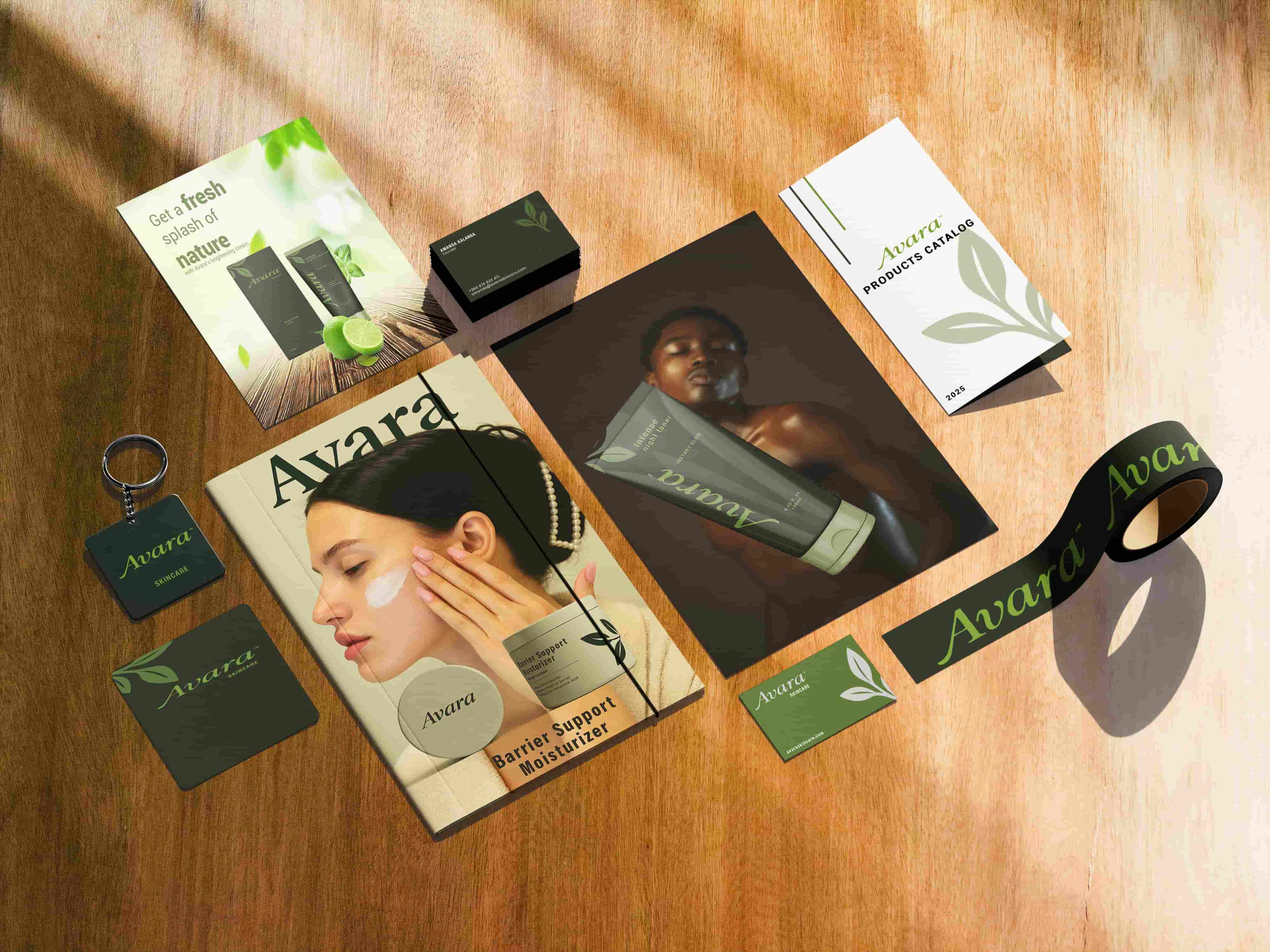 Avara stationary print design by Hamilton Sagita