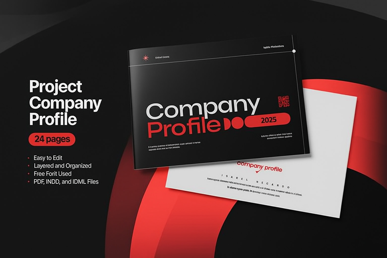 Company profile design with cover and inner layouts by Hamilton Sagita — Zimbabwe