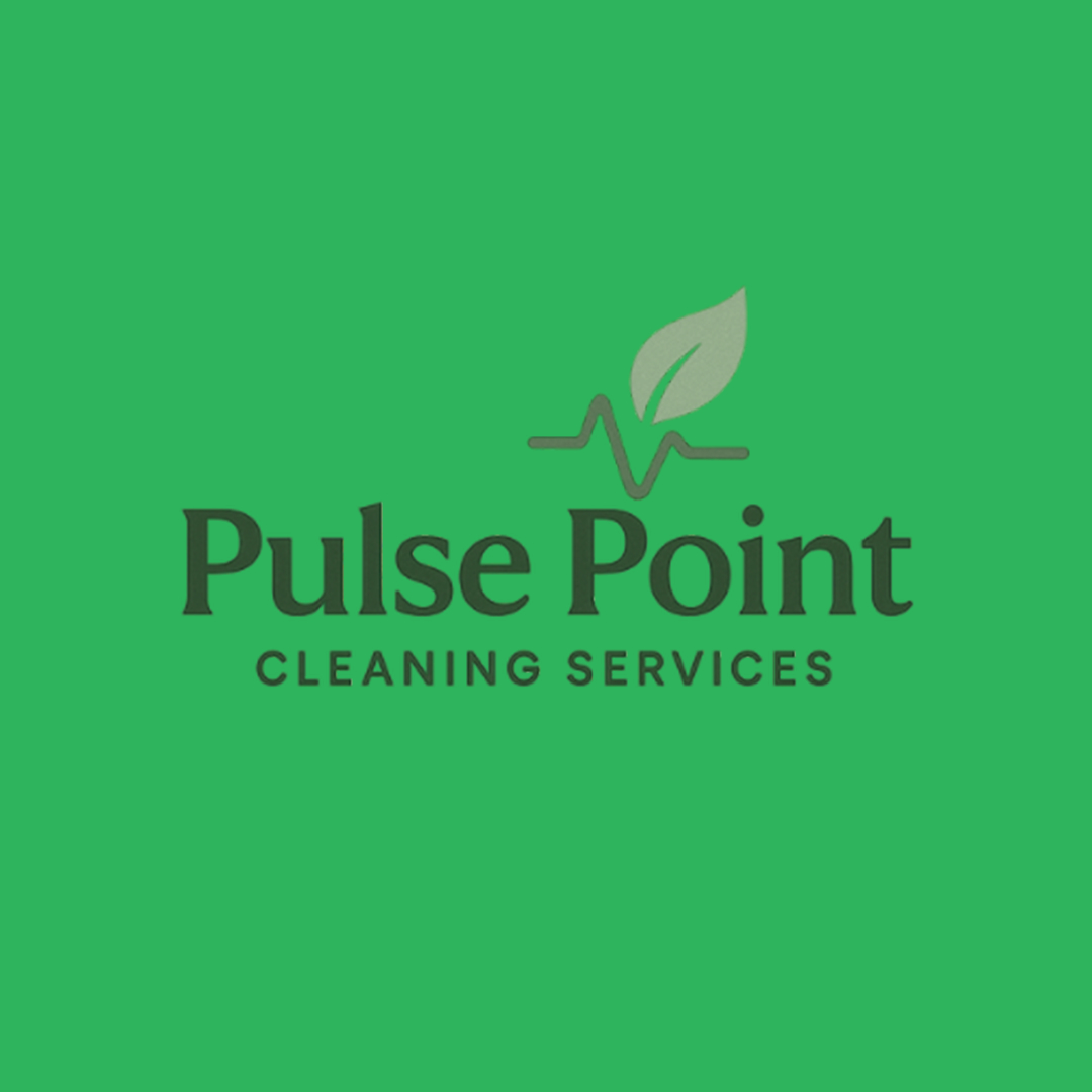 Pulse Point Cleaning Services hero branding graphic showing the brand colors, layout, and identity system
